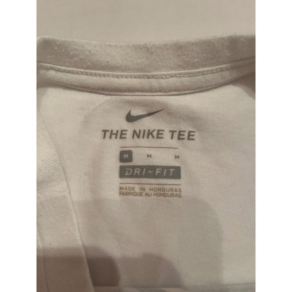 Nike Baseball Running Hot Dog Dri-Fit Tee T-Shirt‎ White Size Medium Men's - Picture 6 of 7